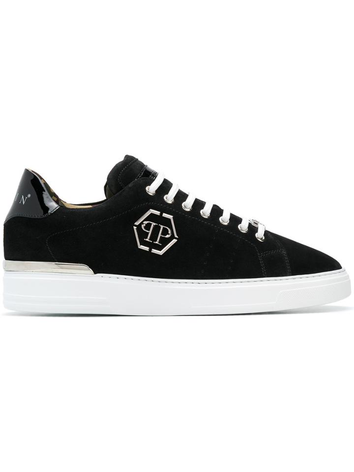 Philipp Plein Hexagonal Low-top Sneakers - Black