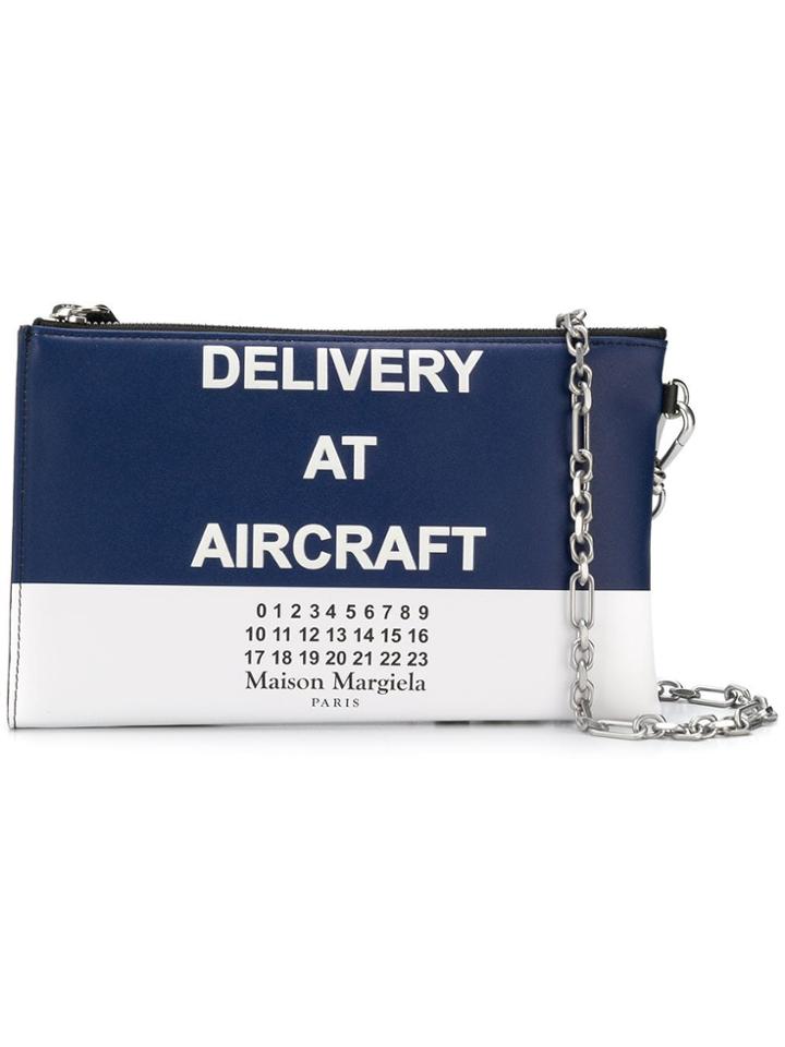 Maison Margiela Maison Margiela - Woman - Printed Wallet - Blue