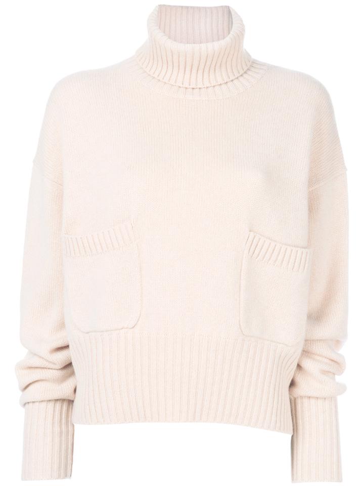 Chloé Turtleneck Sweater - Nude & Neutrals
