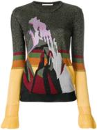 Marco De Vincenzo Slim Glittery Jumper - Multicolour