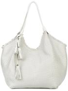 Henry Beguelin Woven Tote Bag - Grey