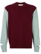 Marni - Colour Bock Sweater - Men - Virgin Wool - 52, Red, Virgin Wool