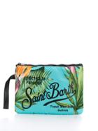 Mc2 Saint Barth Parisienne Tropics-print Clutch - Green