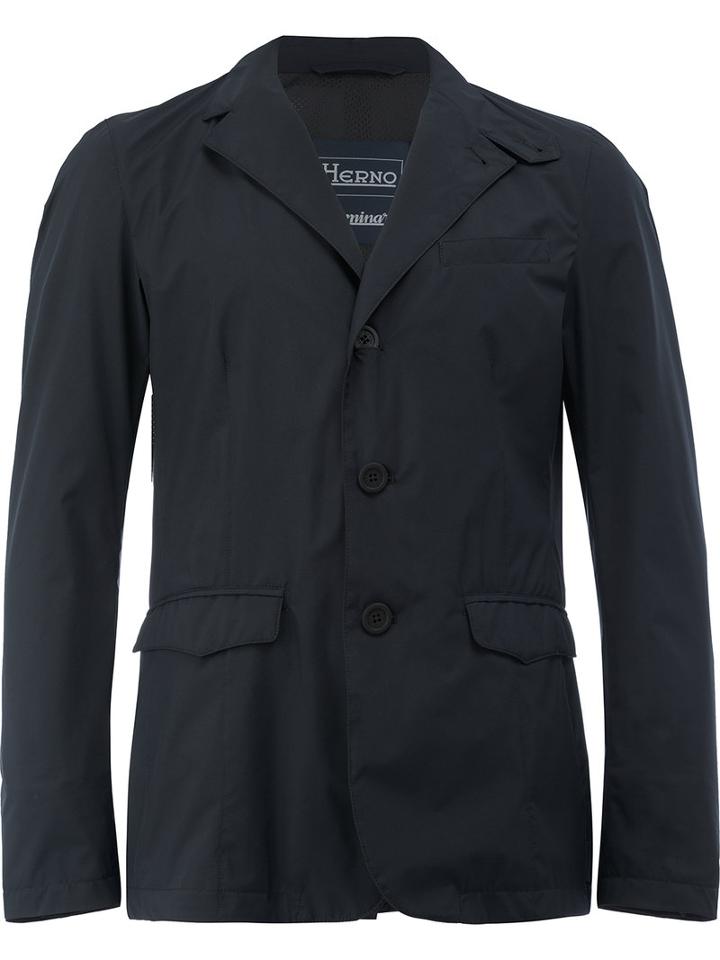 Herno - Lightweight Blazer - Men - Polyamide/polyester/fluorofibra - 52, Black, Polyamide/polyester/fluorofibra