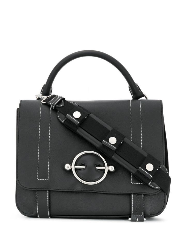 Jw Anderson Black Large Disc Satchel