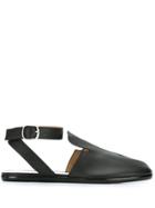 Maison Margiela Tabi Cleft Toe Flat Sandals - Black