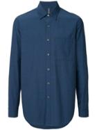 Kazuyuki Kumagai Patch Pocket Shirt - Blue