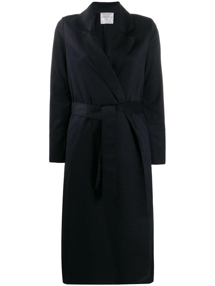 Forte Forte Wrap Coat - Blue