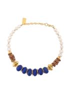 Lizzie Fortunato Jewels Bombay Blue Beaded Necklace - Multicolour
