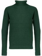 Sun 68 Textured Turtleneck Sweater - Green