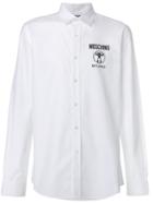 Moschino Logo Long-sleeved Shirt - White