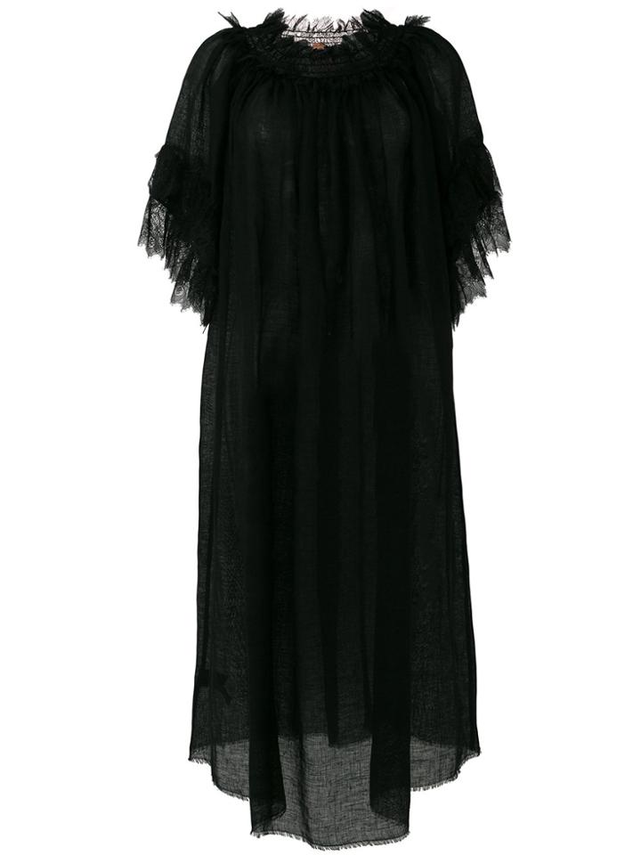 Ermanno Scervino Lace Border Dress - Black