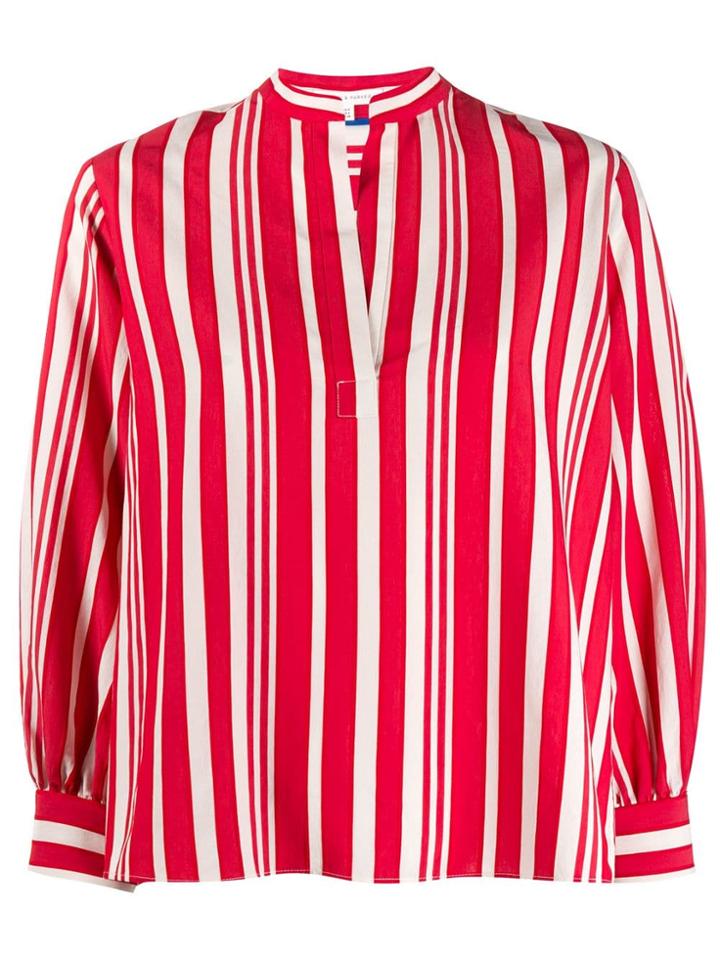 Chinti & Parker Striped Blouse - Red