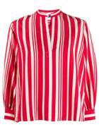 Chinti & Parker Striped Blouse - Red