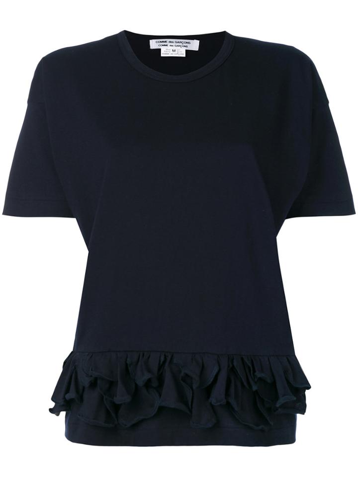 Comme Des Garçons Comme Des Garçons Ruffled T-shirt - Black