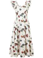 Ulla Johnson Floral Printed Dress - Nude & Neutrals