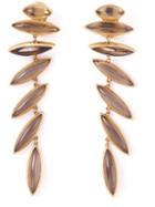 Antonio Bernardo 18kt Yellow Gold 'wing' Clip-on Earrings