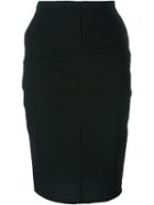 Nostra Santissima 'gioia' Skirt, Women's, Size: 40, Black, Linen/flax/viscose/spandex/elastane