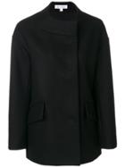Io Ivana Omazic Slim Fit Panelled Coat - Black