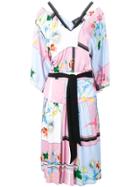 Cavalli Class Floral Print Midi Dress - Pink