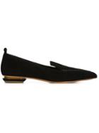 Nicholas Kirkwood Beya Loafers, Women's, Size: 39.5, Black, Suede