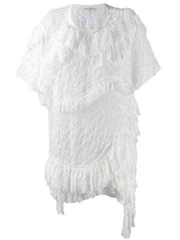 Faith Connexion Frill-embellished T-shirt - White