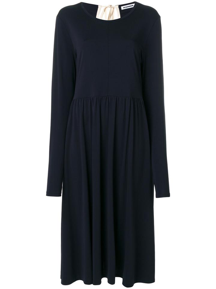 Jil Sander Flared Dress - Blue