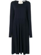 Jil Sander Flared Dress - Blue