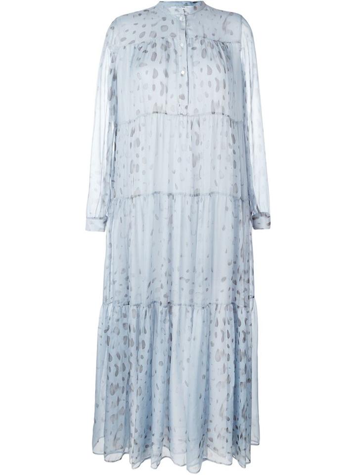 Agnona Spotted Print Shirt Dress