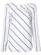 Sport Max Code Striped Blouse - White