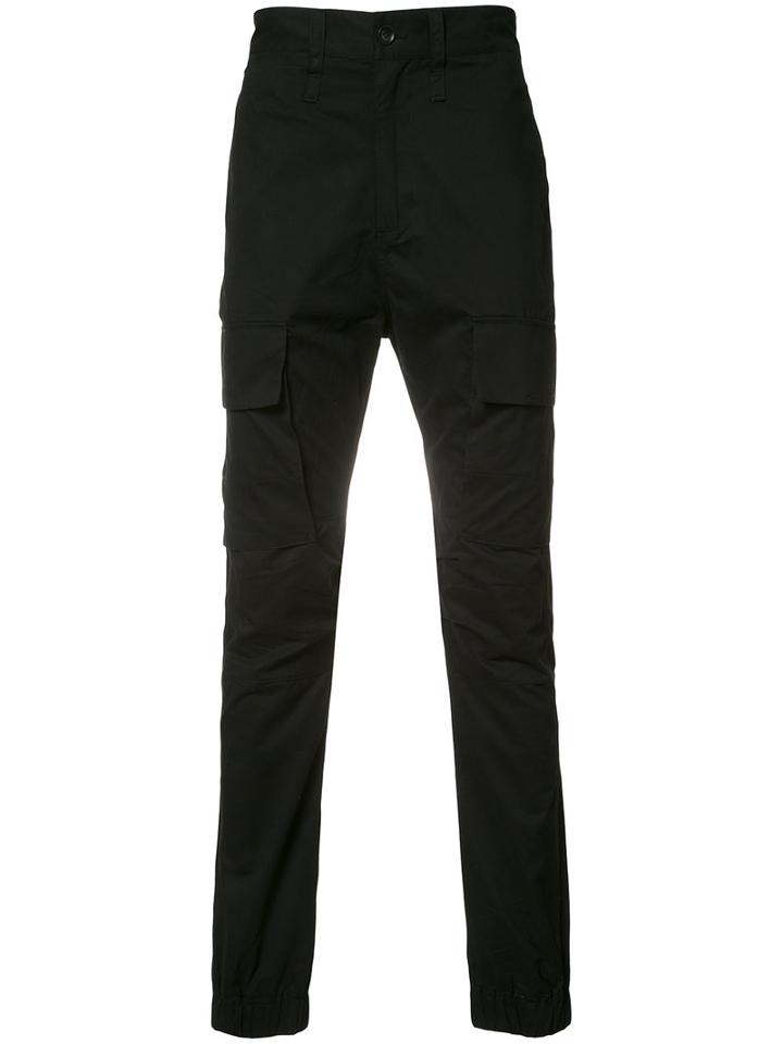 Stampd Patch Pocket Trousers, Men's, Size: Xl, Black, Cotton