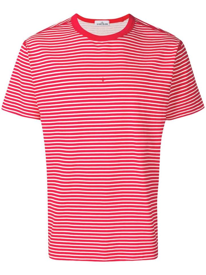 Stone Island Small Star Embroidered T-shirt