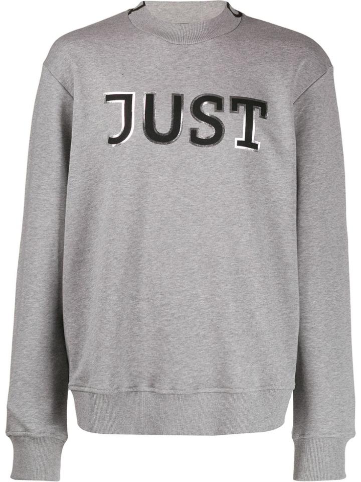 Just Cavalli Long Sleeved Sweater - Grey