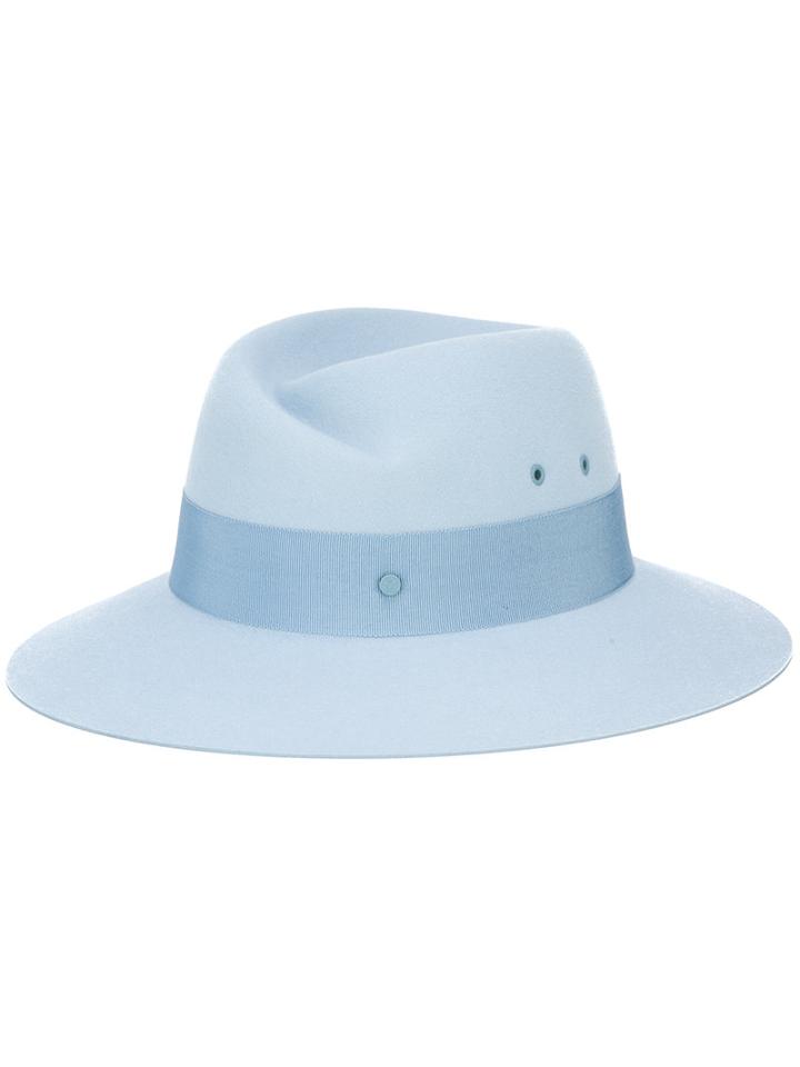 Maison Michel Virgine Hat, Women's, Size: Medium, Blue, Rabbit Felt