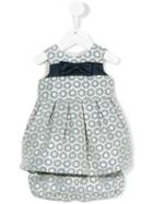Hucklebones London - Deco Daisy Dress - Kids - Cotton/polyester/metallized Polyester - 12 Mth, Nude/neutrals