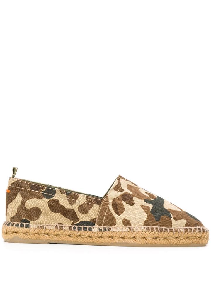 Castañer Camouflage Print Espadrilles - Brown