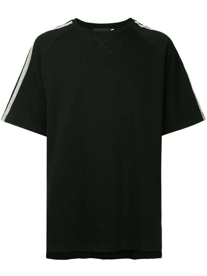Off Duty Sleeve Stripe T-shirt - Black