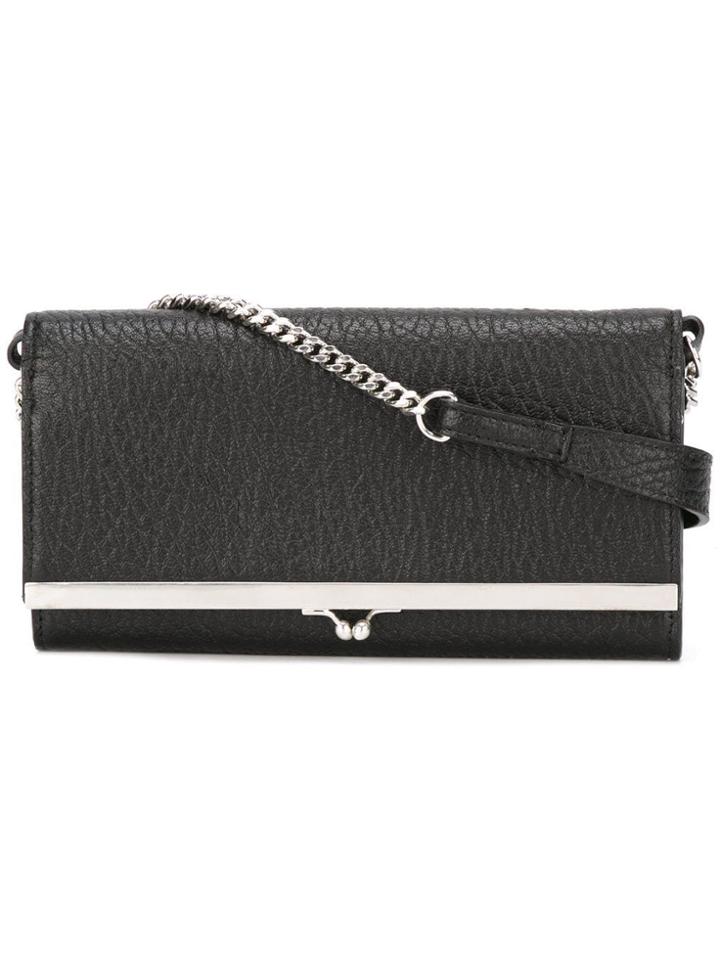 Maison Margiela Foldover Chain Cross Body Bag - Black