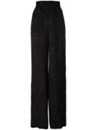 Etro Flared Trousers, Women's, Size: 44, Black, Silk/viscose