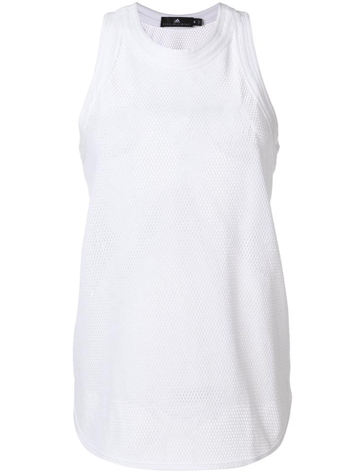 Adidas By Stella Mccartney Mesh Racerback Tank - White