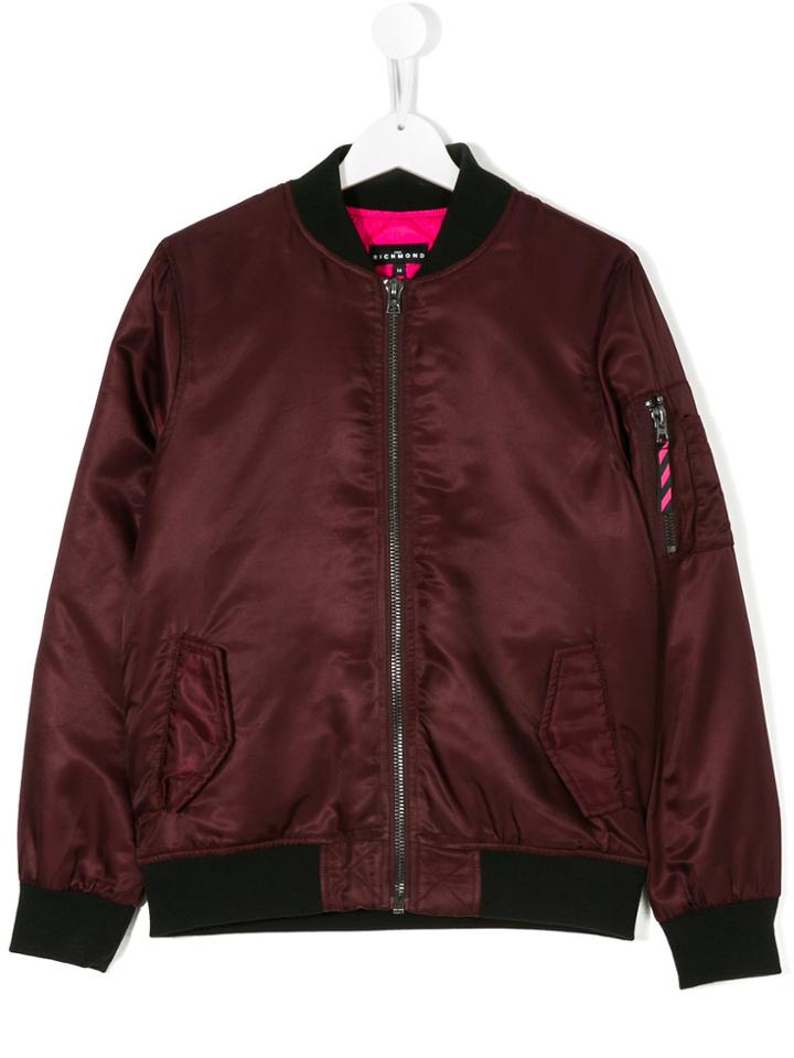 John Richmond Kids Embroidered Bomber Jacket