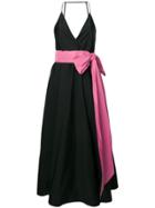 Nº21 Open Back Midi Dress - Black