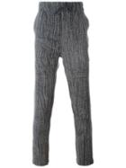 Tony Cohen Snakeskin Effect Track Pants