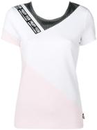 Philipp Plein Stripes T-shirt - White