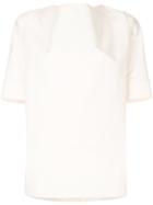 Jil Sander Boxy Fit Top - Nude & Neutrals