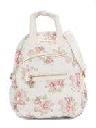 Monnalisa Floral-print Diaper Backpack - White