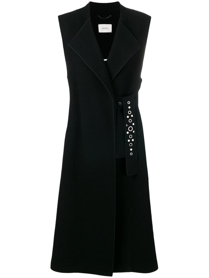 Dorothee Schumacher Belted Longline Gilet - Black