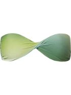 Amir Slama Bandeau Bikini Top, Women's, Size: P, Green, Polyamide/spandex/elastane