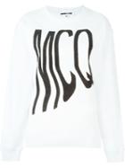 Mcq Alexander Mcqueen Mcq Photocopy Logo Sweatshirt, Women's, Size: S, White, Cotton