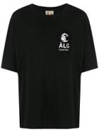 Àlg Drop + Op Oversized T-shirt - Black